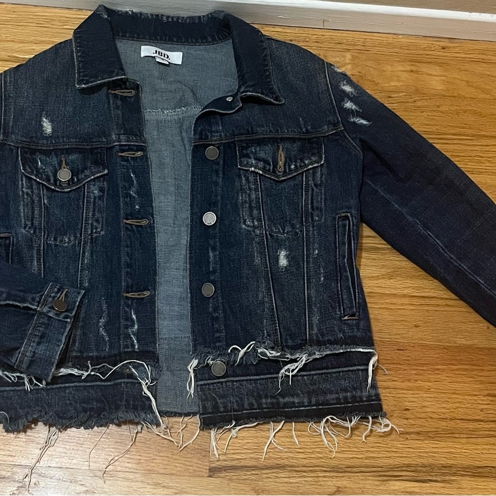 Distressed Denim Jacket